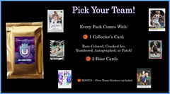 Unrivaled Teams Mystery WNBA Pack & Team Sticker Combo (Buy 5 Get 1 Free!)