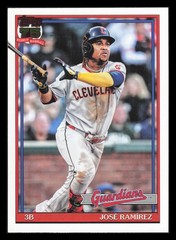 Jose Ramirez 1991 75th 2026 Topps Series 1 T91-69 Cleveland Guardians