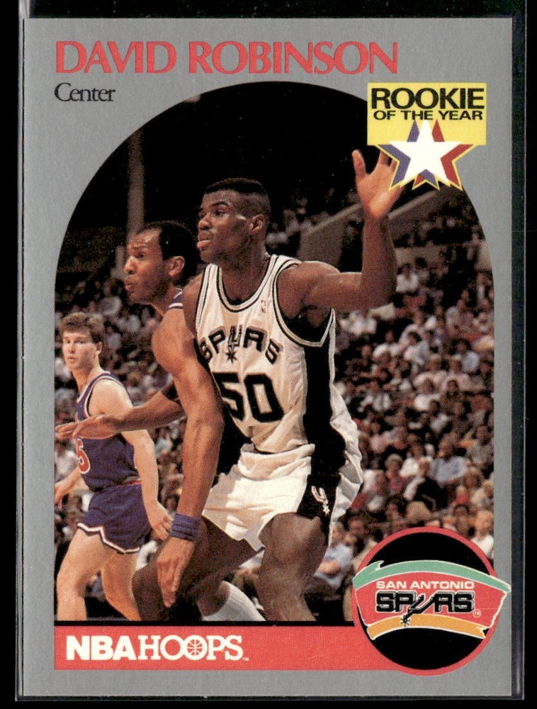 1990-91 Hoops #270 David Robinson Spurs Basketball Card 0801C