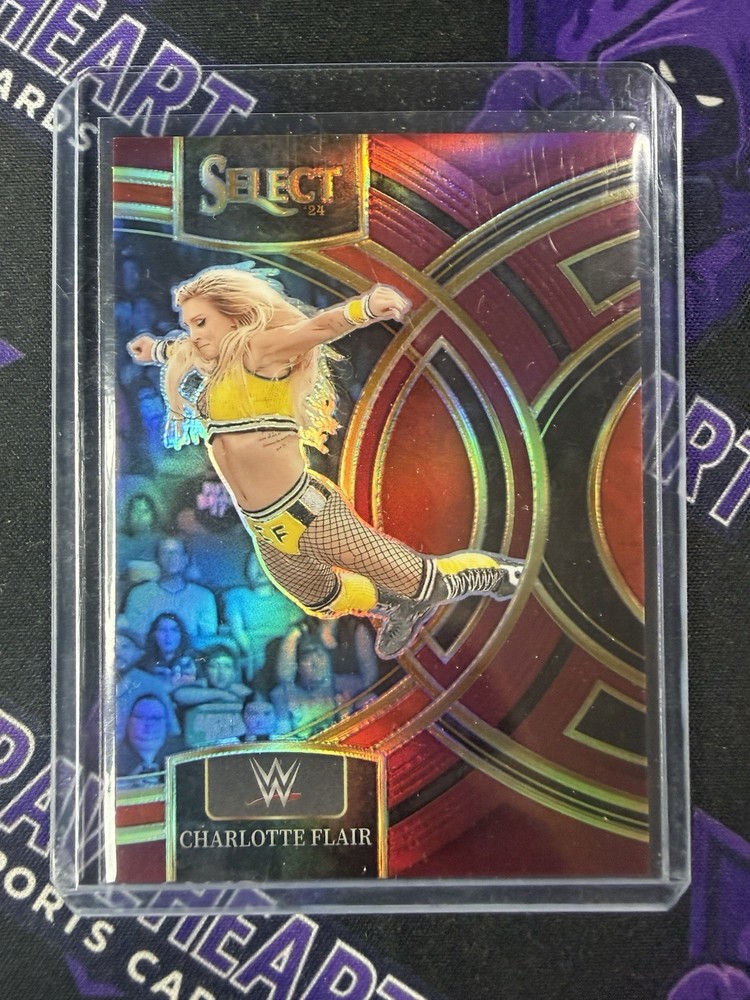 2024 Panini Select WWE Charlotte Flair Premier Maroon #147/149
