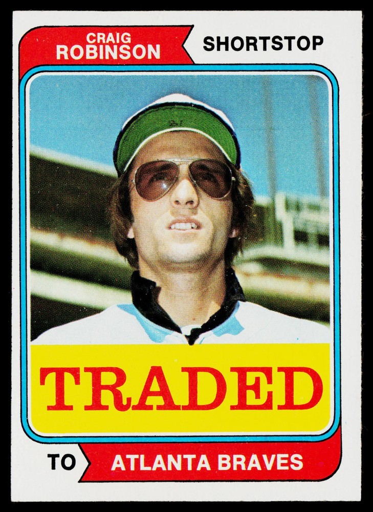1974 Topps SET-BREAK #23T Craig Robinson EX or Better, (HUCK&rsquo;S)