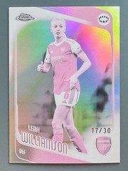 2025-26 Topps Chrome Womens UEFA #4 Leah Williamson /30 Pearl Refractor