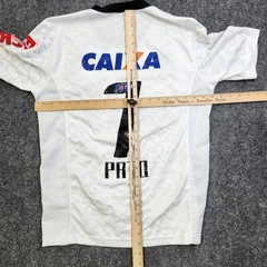 Corinthians Jersey Mens 12 White Soccer Pato 7 Caixa Sponsor Short Sleeve 2012