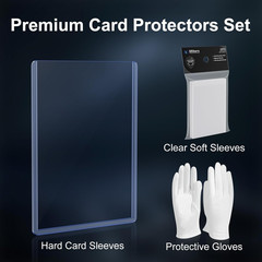 1000 Card Sleeves Top Loaders for Cards, 3&Prime;X4&Prime; Toploaders for Cards, Premium Bas