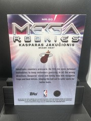 2025-26 Bowman Mega Rookies Kasparas Jakucionis RC MR-20 Miami Heat