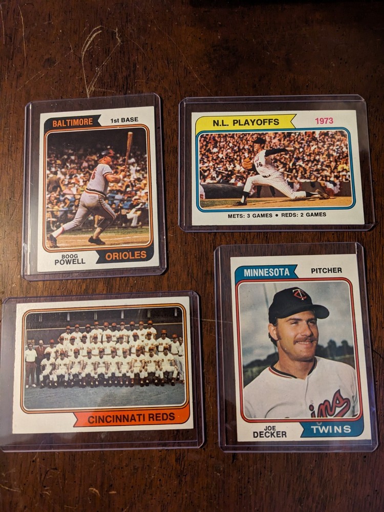 1974 Topps Baseball card singles you pick / choose #s 251-500