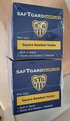 Saftgard Supplies STG Square Baseball Display Holder SQ01 Lot Set of 4