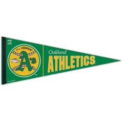 OAKLAND ATHLETICS COOPERSTOWN COLLECTION ROLL UP PREMIUM PENNANT 12&Prime;x30&Prime; NEW 🐘