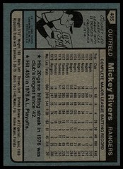 Mickey Rivers 1980 Topps #485