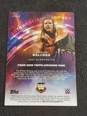 2025 Topps Universe WWE – International Impact The British Bulldog #IIM-3