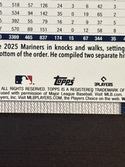 2026 Topps Series 2 J.P. Crawford #471 Black Diamante Foil /10 Seattle Mariners