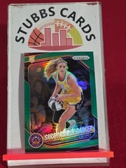 2025 Panini Prizm WNBA #31 Sarah Ashlee Barker Green Parallel RC LA Sparks