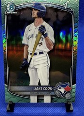 2025 Bowman Draft – Chrome Jake Cook #BDC-97 Aqua Reptilian Refractor /125 (RC)
