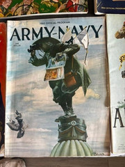 Vtg 1950&rsquo;s/60&rsquo;s/70&rsquo;s-era ARMY vs. NAVY College NCAA Game Program Lot (12)