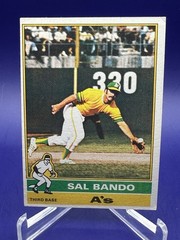 SAL BANDO 1976 Topps #90 – EX – Oakland