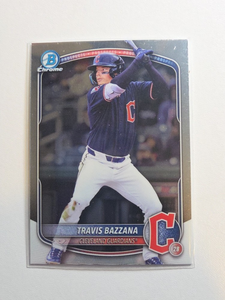 2025 Bowman Chrome Prospect Card BDC-49 Travis Bazzana Guardians
