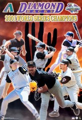 Arizona Diamondbacks 2001 WORLD SERIES CHAMPIONS Vintage Original 22×34 POSTER