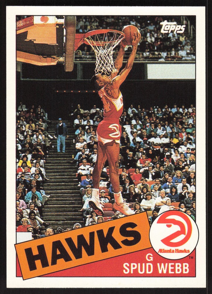 Spud Webb, 1992-93 Topps Archives, #75, Atlanta Hawks,