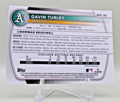2025 Bowman Draft Chrome Gavin Turley #BDC-28