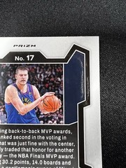 2023-24 Panini Prizm Basketball – Nikola Jokić #17 Silver Prizm