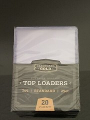 Cardboard Gold Standard 3×4 Top Loaders Pack Of 25. New/Sealed