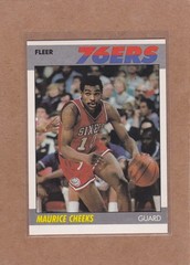 1987-88 FLEER BASKETBALL MAURICE CHEEKS #20 76ERS NMMT *A51789