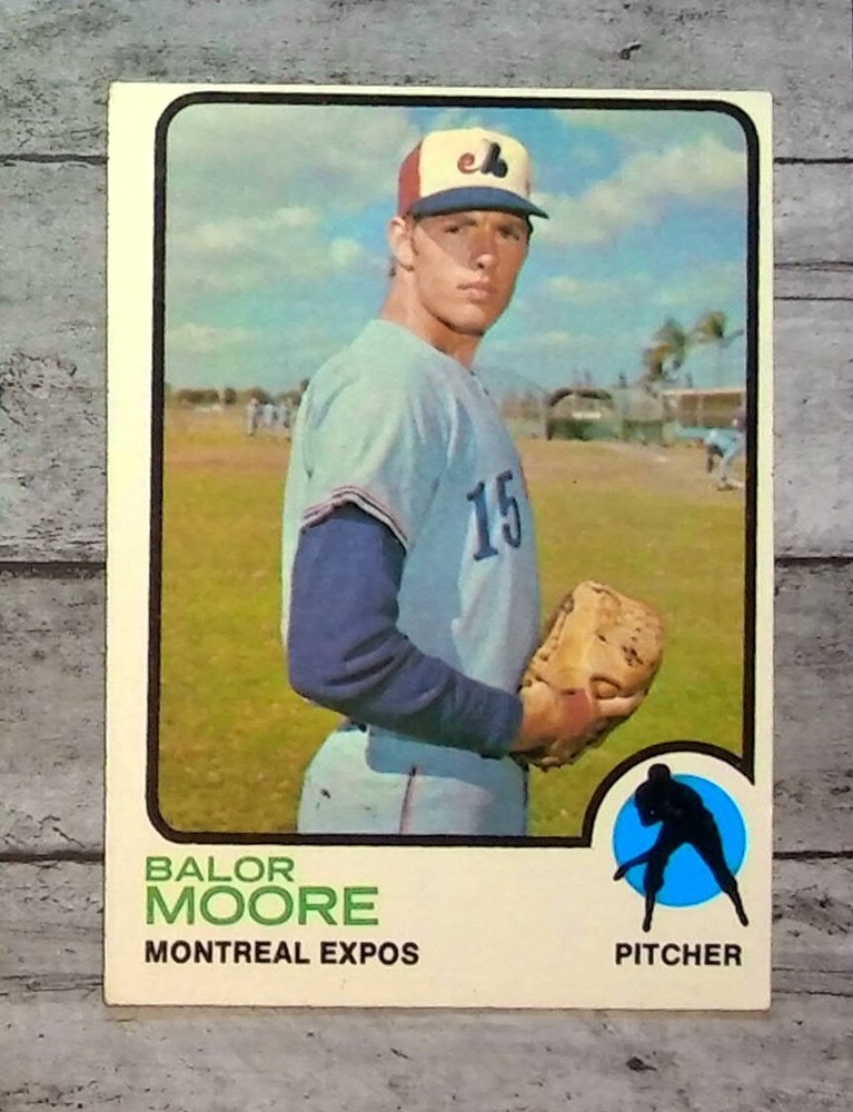 1973 Topps Baseball Card #211 Balor Moore Montreal Expos