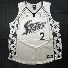 Vintage Y2K Adidas WNBA San Antonio Silver Stars Jersey #2 Henry Sz 2XL XXL RARE