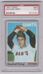 1970 Topps Gaylord Perry San Francisco Giants #560 PSA 5