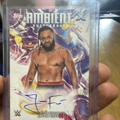 Topps 2025 Exalted WWE Jacob Fatu Ambient Autographs Auto Insert #AMA-JCF