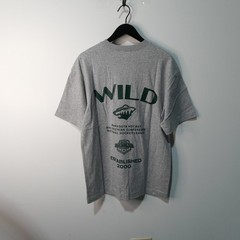 Wild Shirt Mens Medium &rsquo;47 Brand Gray NHL Western Conference Cotton Blend New