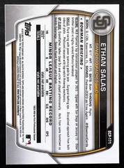 ETHAN SALAS 2023 1st Bowman Chrome Sapphire Edition Prospects #BCP-171 Padres
