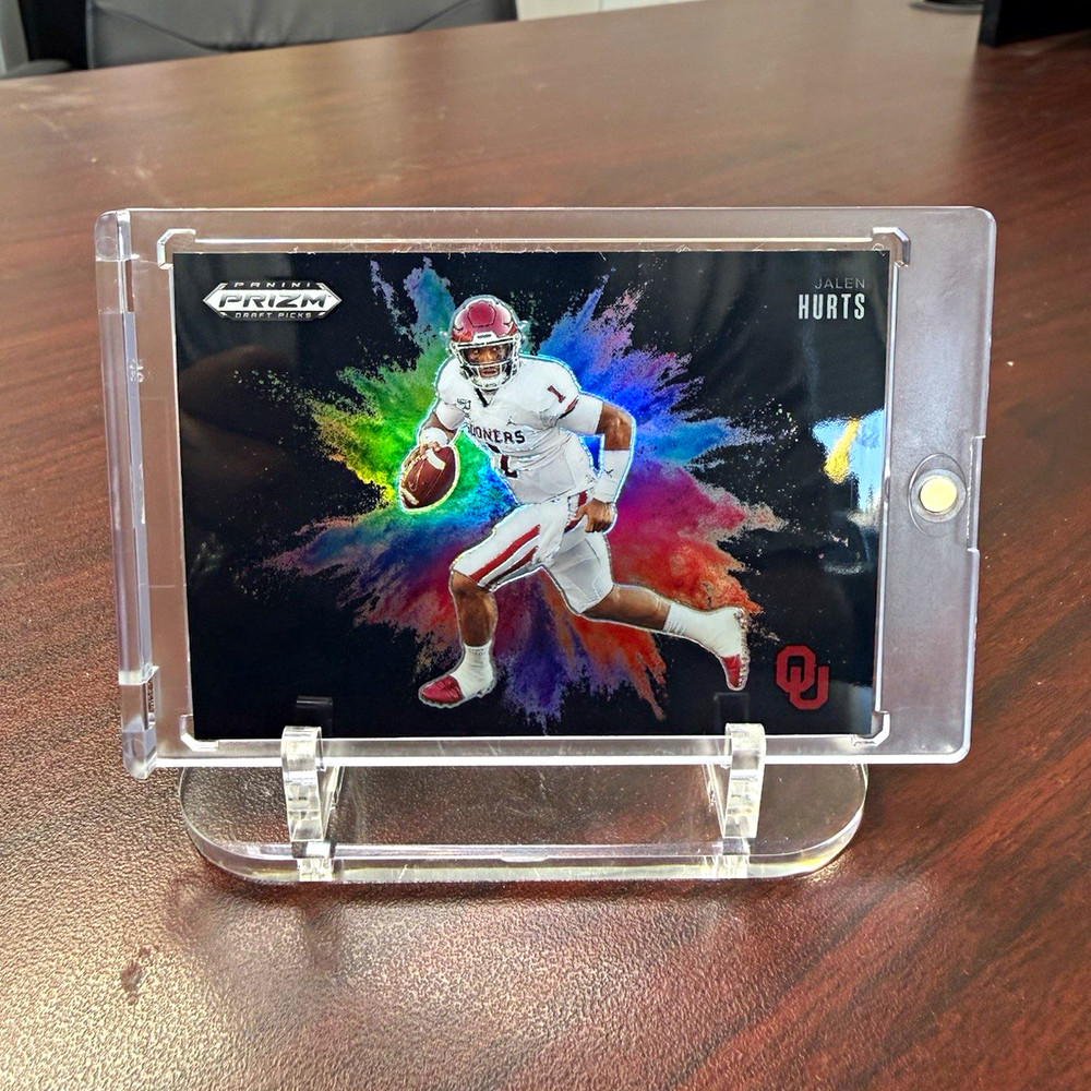 Panini 2025 Prizm Draft Picks Jalen Hurts color blast #32 Oklahoma Sooners