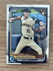 2024 1st Bowman Chrome Draft #BDC-6 Jaron DeBerry Milwaukee Brewers