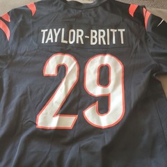 Cam Taylor-Britt unfinished Jersey NWoT size Medium