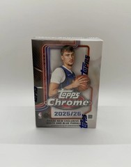 2025-26 Topps Chrome NBA Basketball Factory Sealed Blaster Box 28 Total Cards