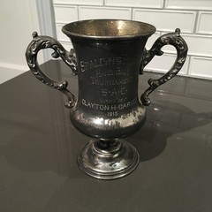 7&Prime;Antique Trophy-Dieges & Clust Maker-1915 Spalding Handball Clayton Carvey