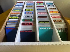 (32) STANDARD NHL Team Sports Card Dividers Hockey Trading MADE IN USA PLASTIC