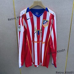 Fernando Torres 9 Atletico Madrid 2004/05 SpiderMan Retro Long Sleeve L