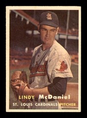 1957 TOPPS BASEBALL #3 TO #406 / SEE DROP DOWN MENU