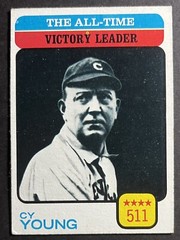 1973 TOPPS CY YOUNG #477 THE ALL TIME VICTORY LEADER HOF LOW GRADE