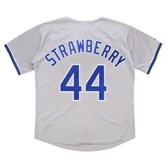 Darryl Strawberry 1991 Los Angeles Dodgers Grey Road Jersey Men&rsquo;s (S-3XL)