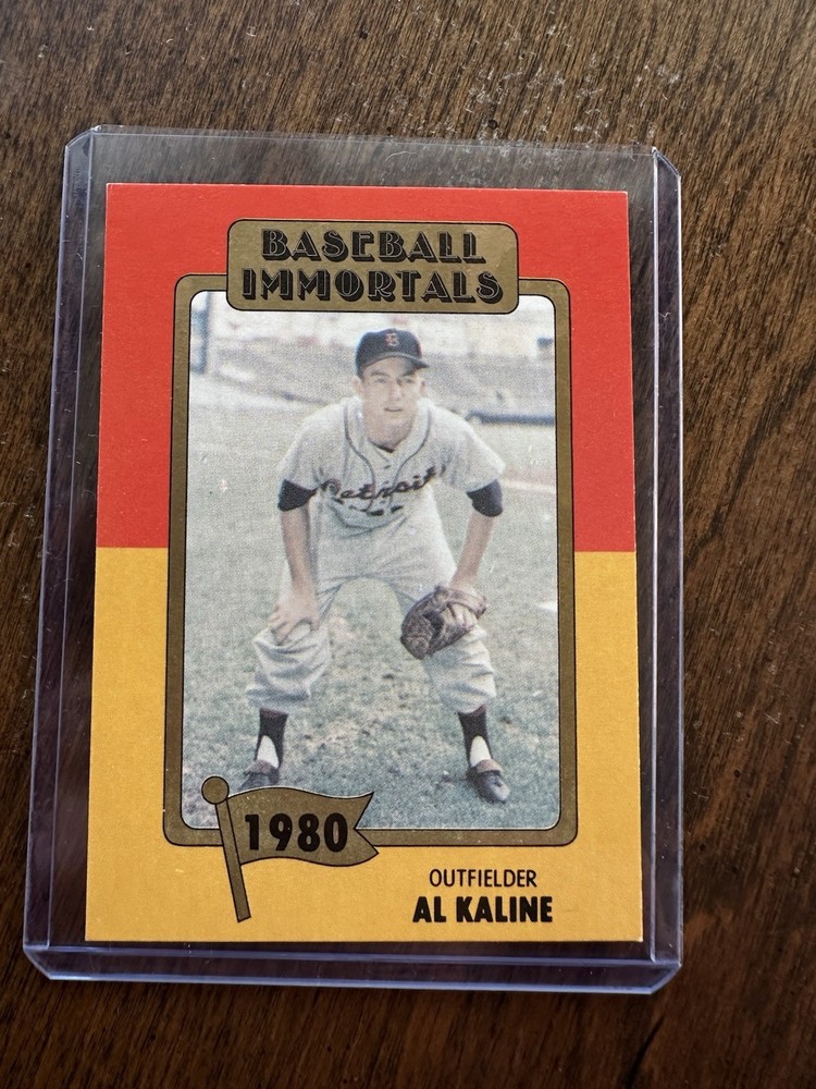 1980-84 SSPC Baseball Immortals 1st Printing – #171 Al Kaline NM-Mint