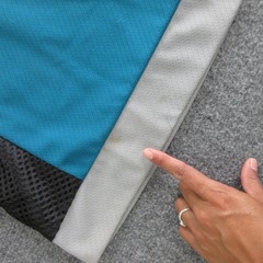San Jose Sharks Hockey Jersey Mens Medium Teal Blue NHL Koho Air Knit Canada