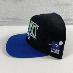 Seattle Seahawks Hat Sports Specialties Black Laser Shadow Baseball Cap Vintage