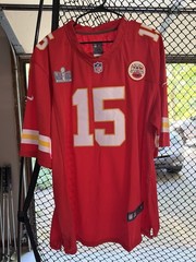 Nike Kansas City Chiefs Patrick Mahomes #15 Super Bowl LVIII Jersey Men XXXL