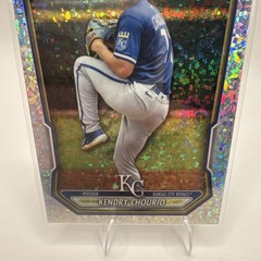 KENDRY CHOURIO 2026 BOWMAN CHROME 1ST MINI-DIAMOND REFRACTOR #BCP-7 ROYALS