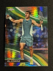 2025 Topps Chrome Tennis Carlos Alcaraz Hyper Prism Refractor #1