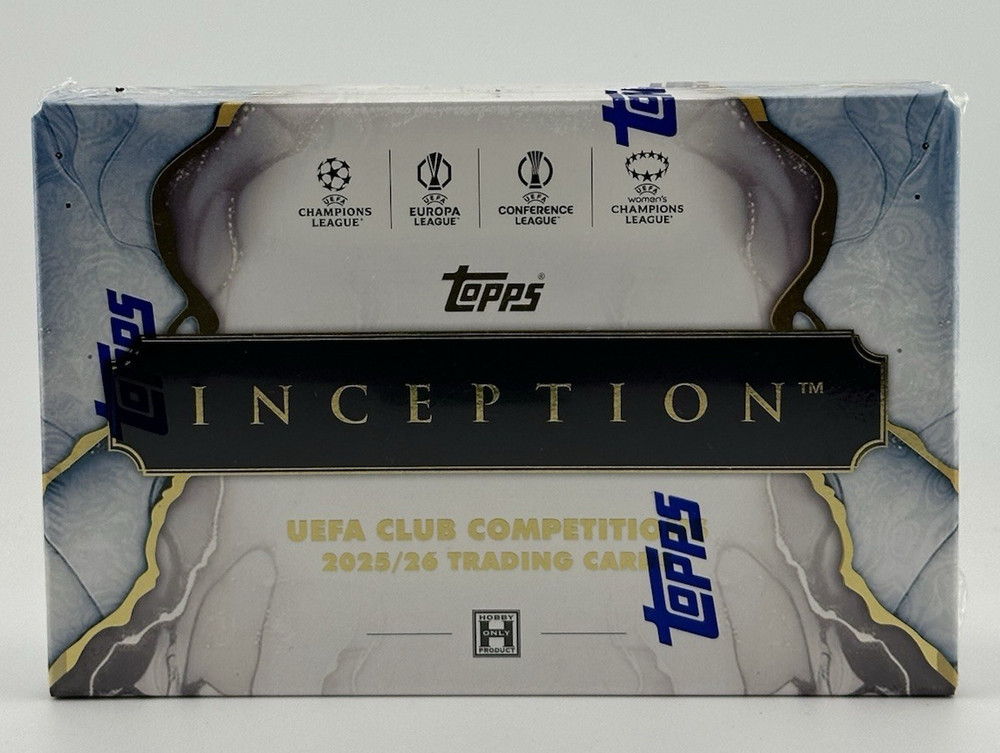 2025/26 Topps Inception UEFA Club Competitions Soccer Hobby Box 1 Auto