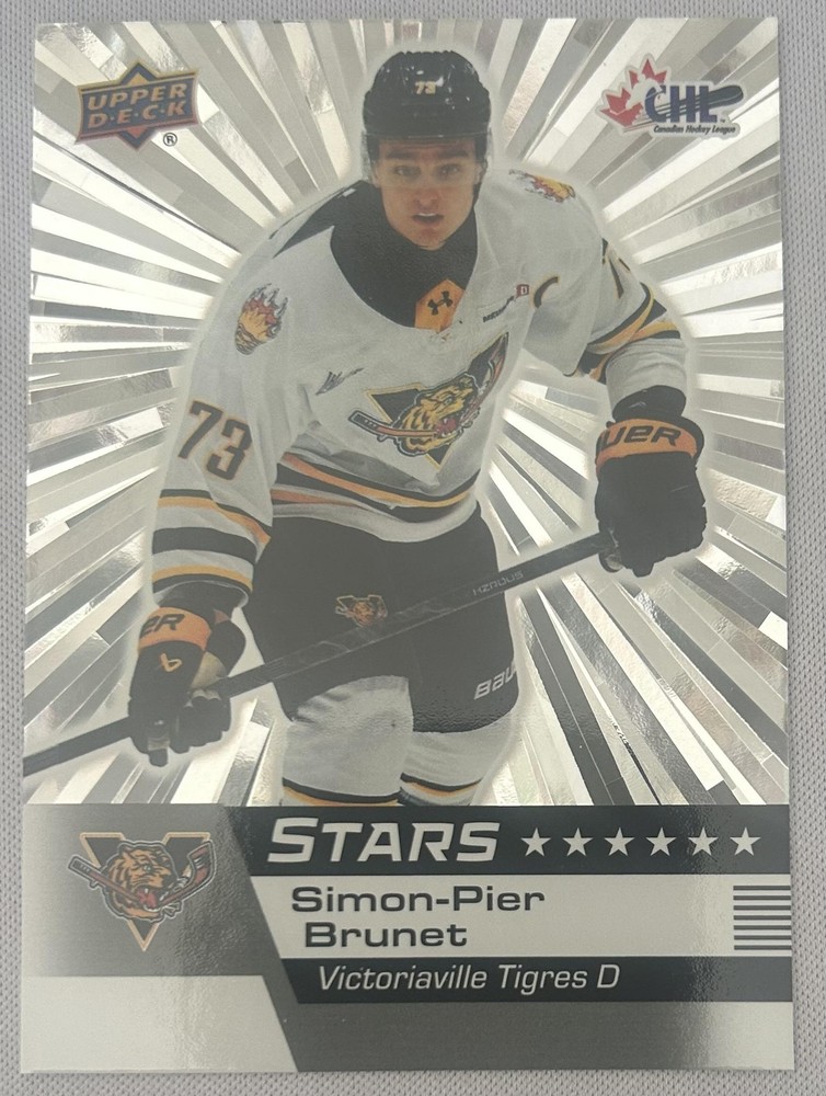 2025-26 Upper Deck CHL #340 Simon-Pier Brunet Outburst
